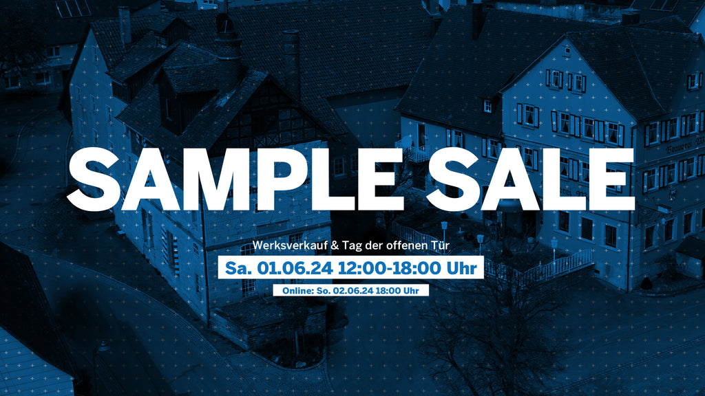 Werksverkauf und Online Sample Sale bei vishu!