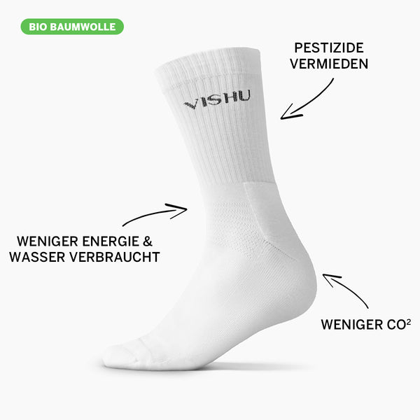 Tennissocken aus Bio-Baumwolle